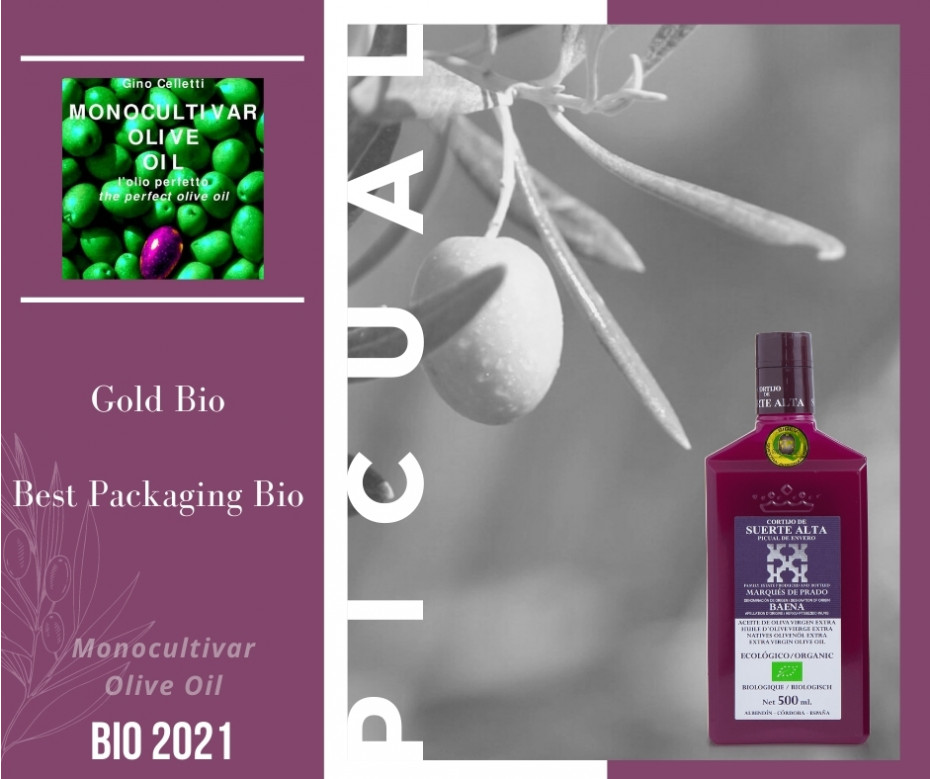 Picual en Envero galardonado en Monocultivar Olive Oil 2021